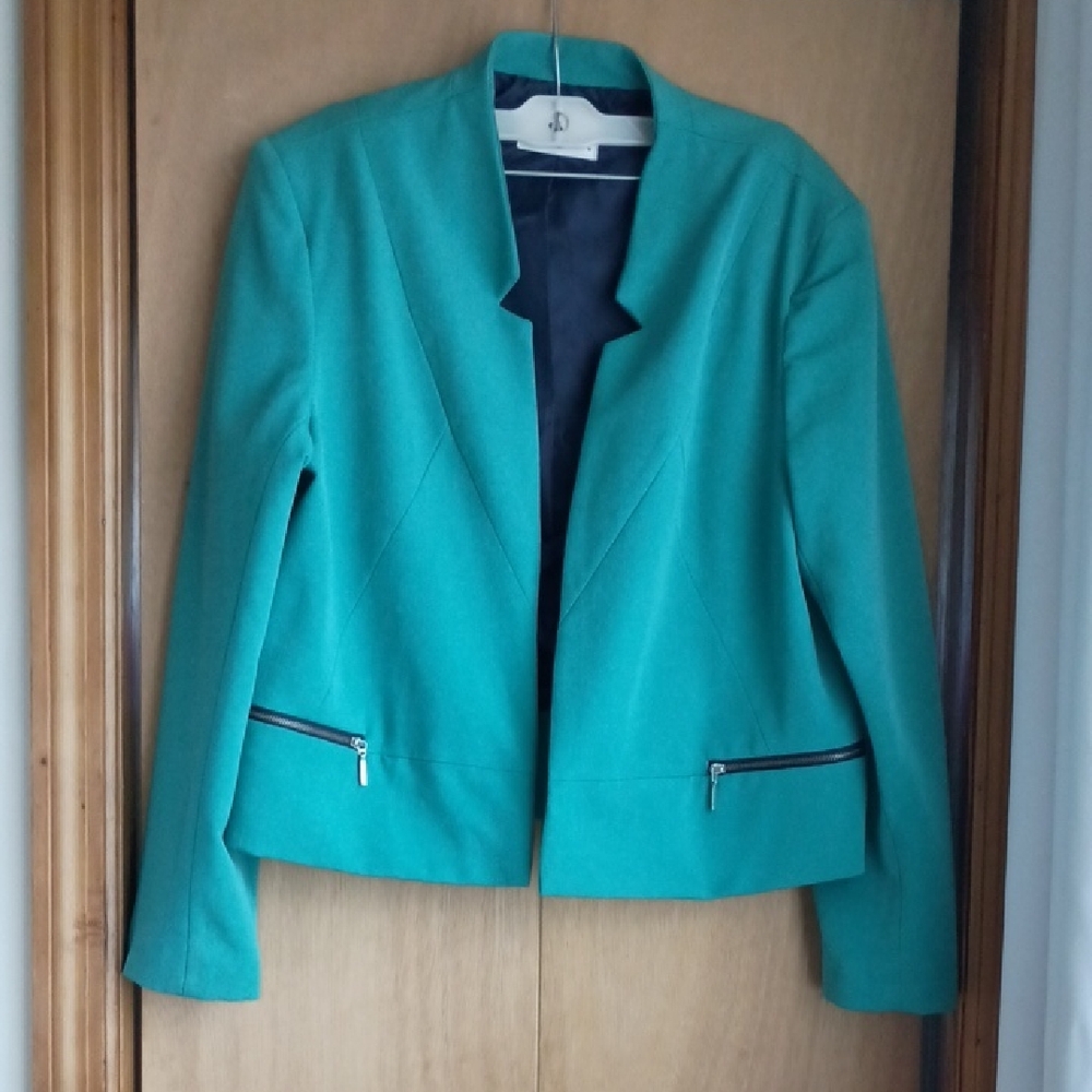 Elegant Teal Women's Blazer